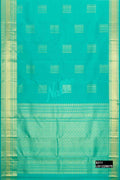 Sea Green Kanchipuram Silk Saree