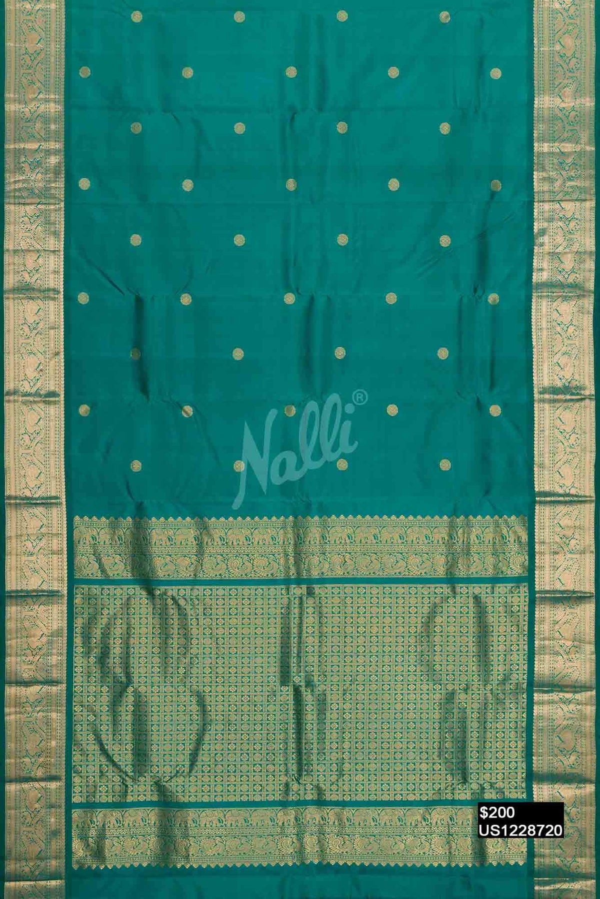 Green Kanchipuram Silk Saree