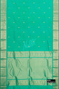 Sea Green Kanchipuram Silk Saree