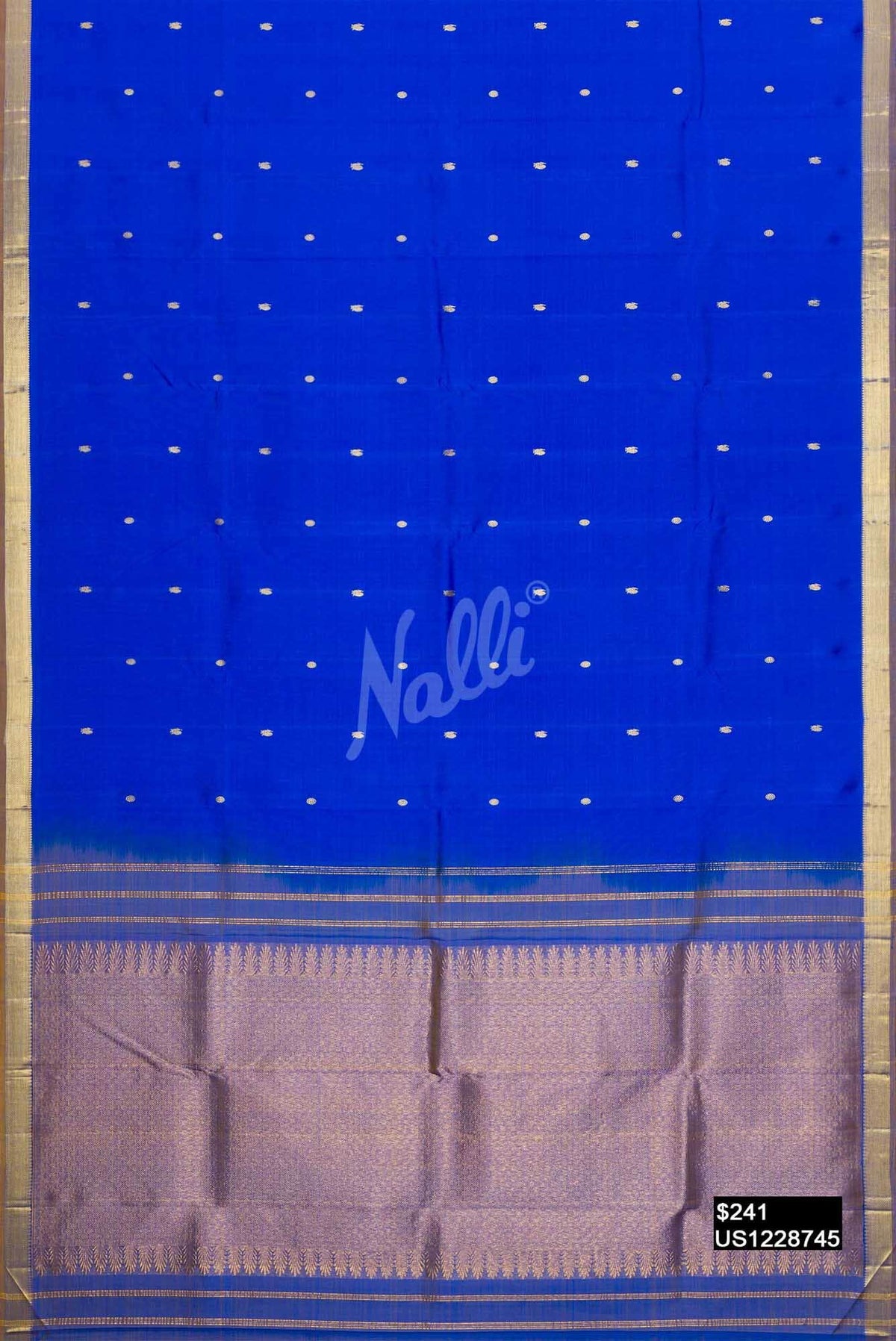 Royal Blue Kanchipuram Silk Saree