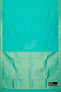 Sea Green Kanchipuram Silk Saree
