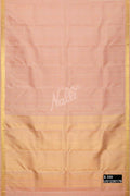 Peach Kanchipuram Silk Saree