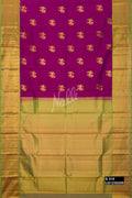 Purple Kanchipuram Silk Saree