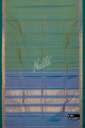Mint Green Kanchipuram Silk Saree