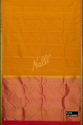 Mustard Kanchipuram Silk Saree