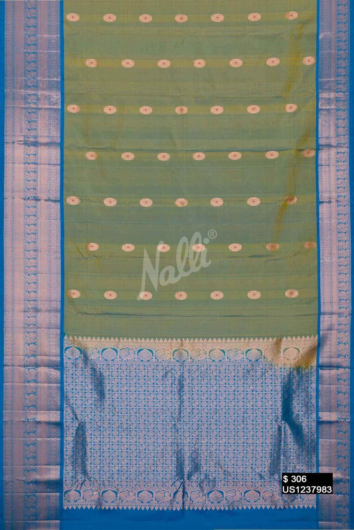 Green Kanchipuram Silk Saree