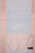 Grey Kanchipuram Silk Saree