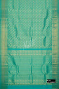 Sea Green Kanchipuram Silk Saree