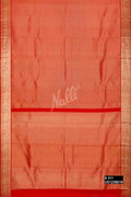 Orange Kanchipuram Silk Saree