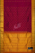 Maroon Kanchipuram Silk Saree