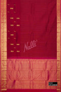 Maroon Kanchipuram Silk Saree