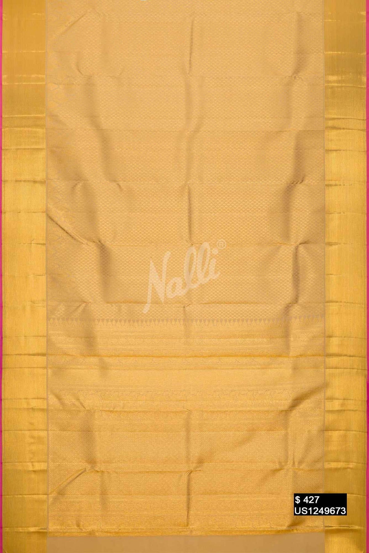 Gold Kanchipuram Silk Saree