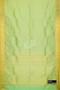 Parrot Green Kanchipuram Silk Saree