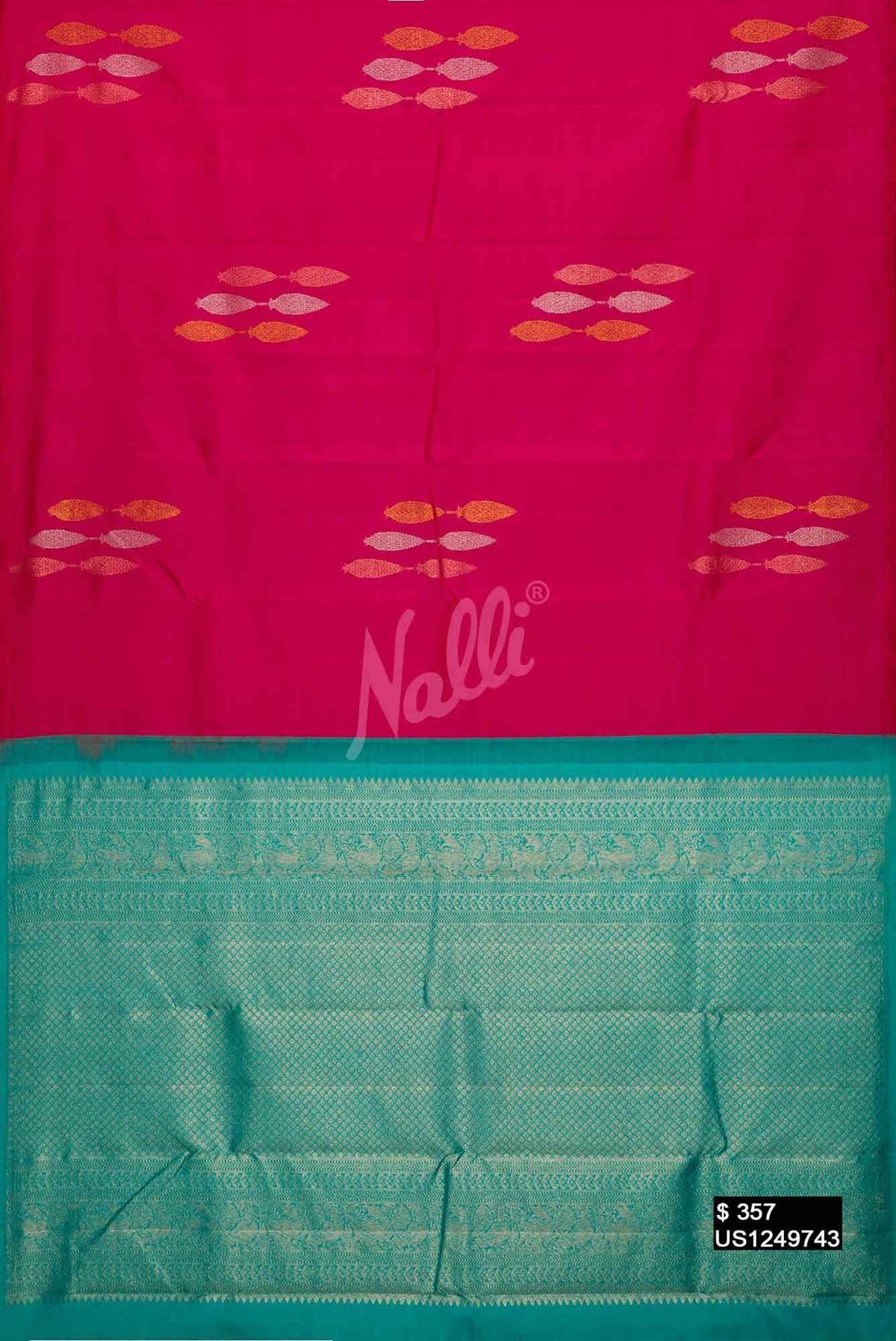 Pink Kanchipuram Silk Saree