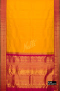 Mustard Kanchipuram Silk Saree