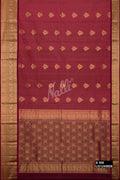 Dark Mauve Kanchipuram Silk Saree