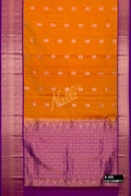 Coral Kanchipuram Silk Saree