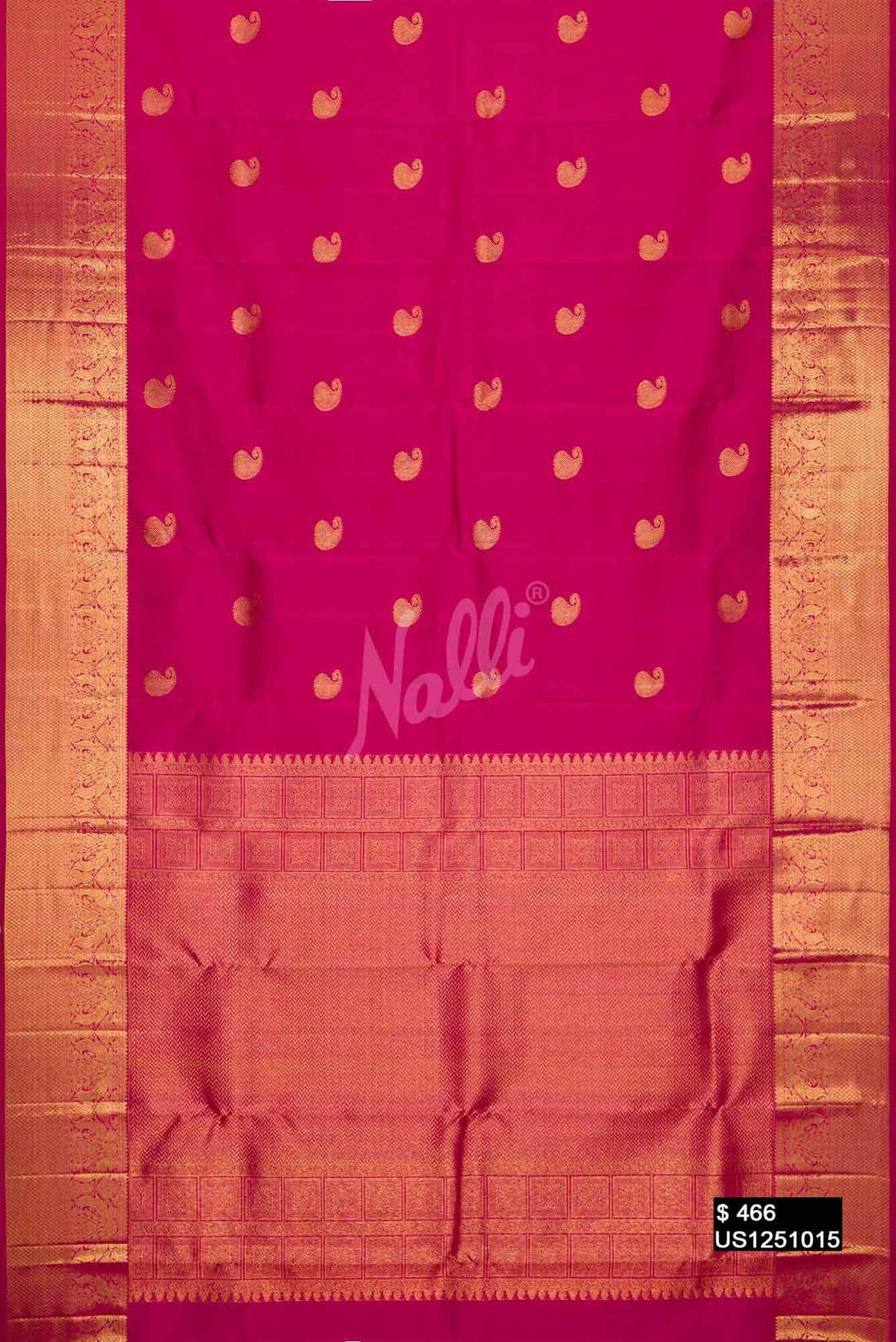 Pink Kanchipuram Silk Saree