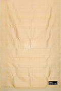 Off White Kanchipuram Silk Saree