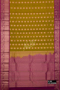 Mehandi Green Kanchipuram Silk Saree