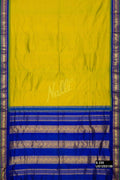 Lemon Yellow Kanchipuram Silk Saree