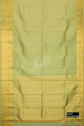 Pista Green Kanchipuram Silk Saree