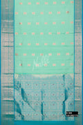 Sea Green Kanchipuram Silk Saree