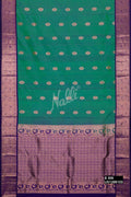 Sea Green Kanchipuram Silk Saree