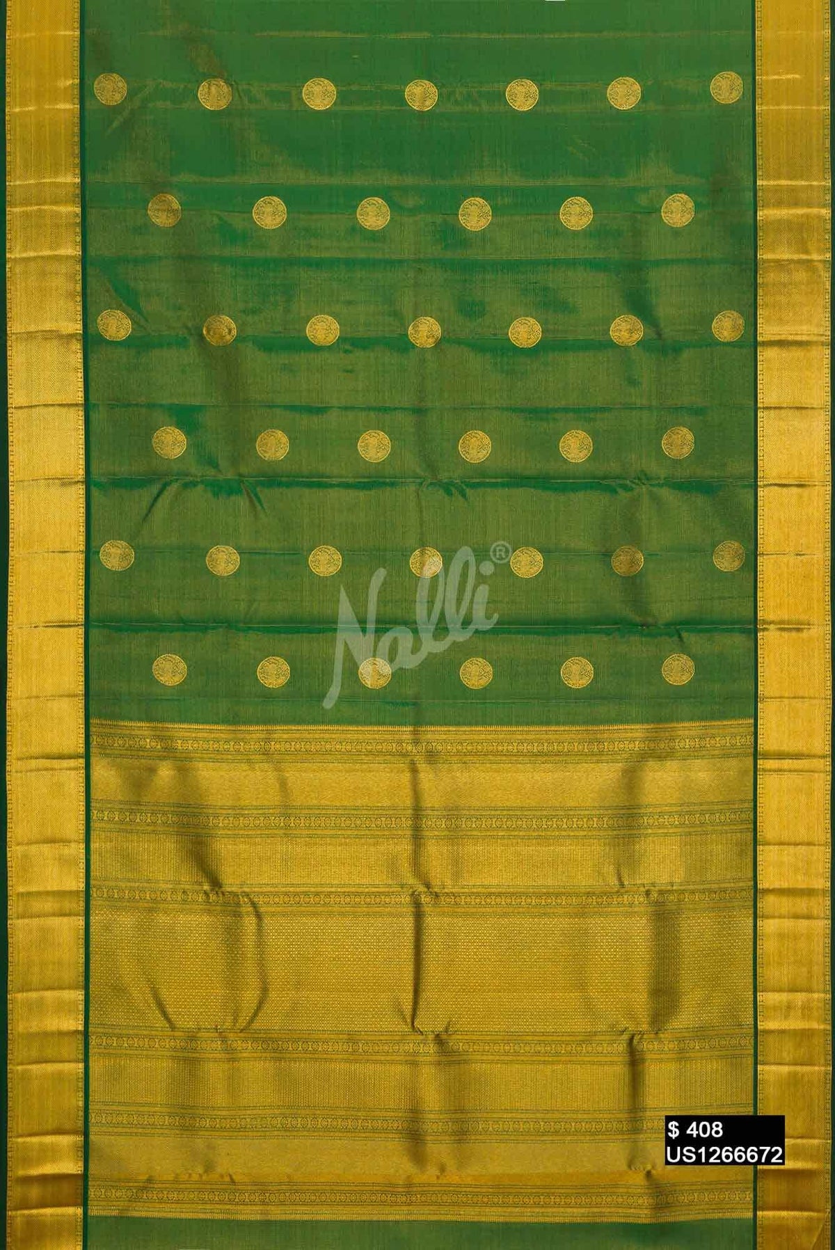Green Kanchipuram Silk Saree