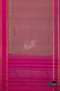 Pink and Green Kanchipuram Silk Saree