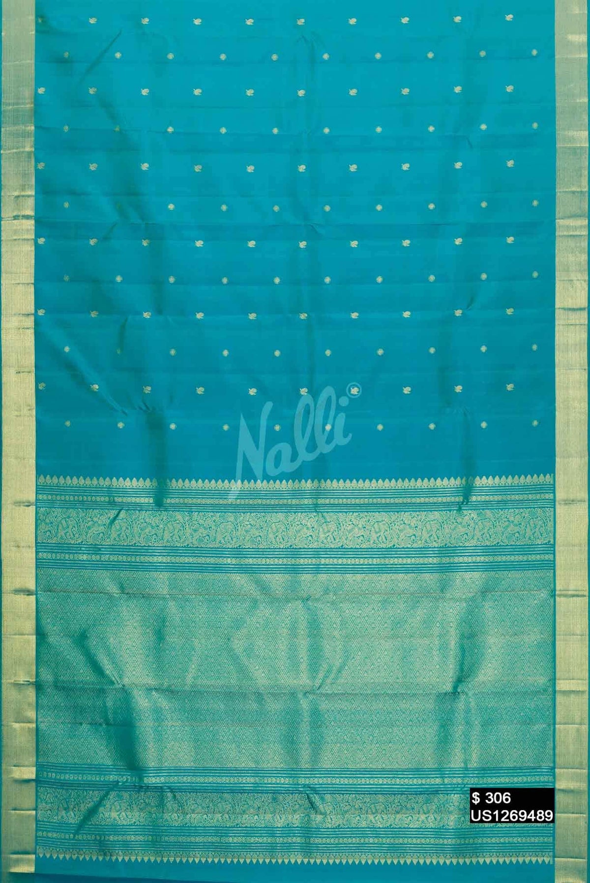 Green Kanchipuram Silk Saree