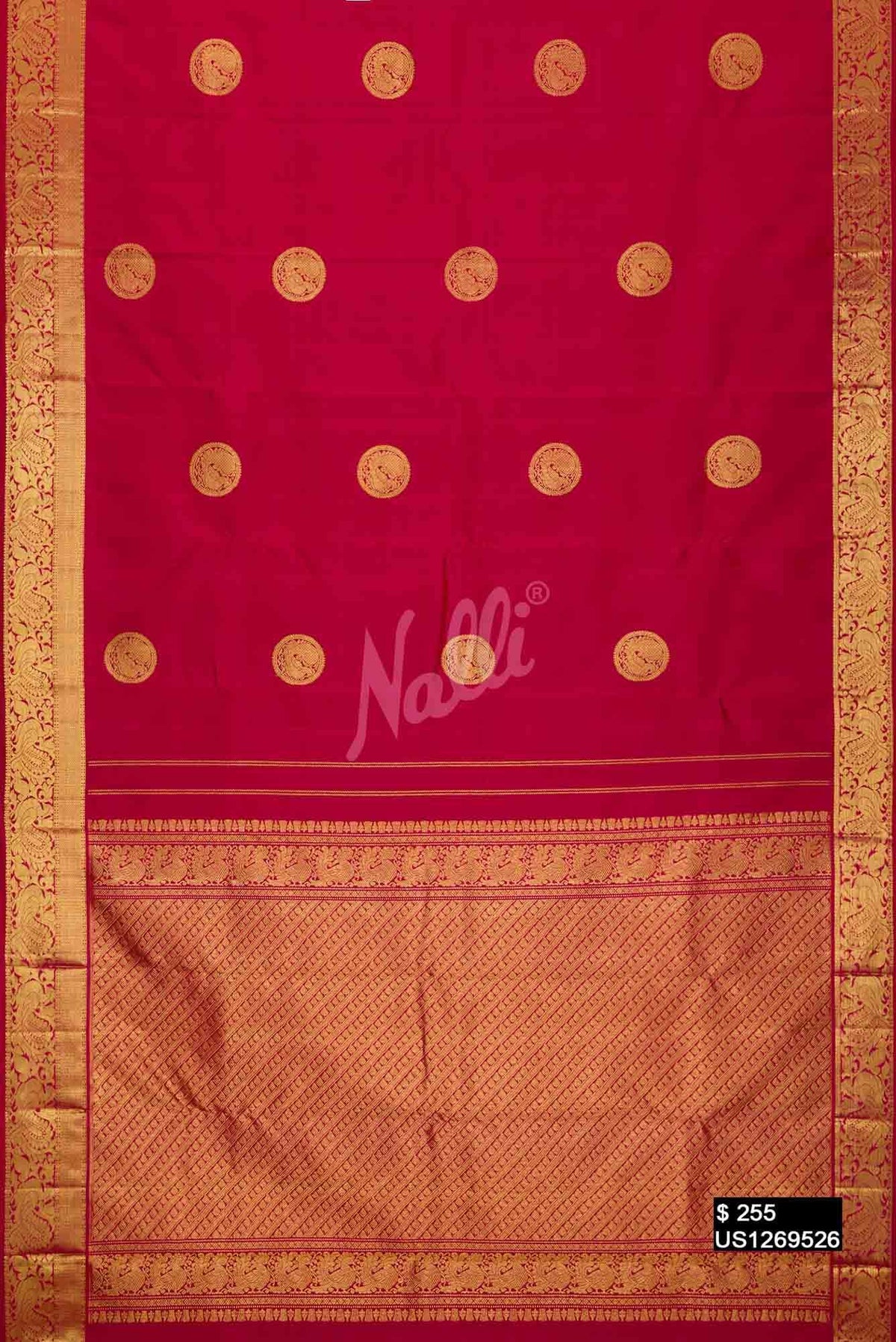 Imperial Pink Kanchipuram Silk Saree