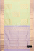 Pista Green Kanchipuram Silk Saree