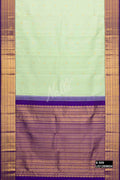 Pista Green Kanchipuram Silk Saree