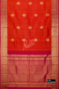 Orange Kanchipuram Silk Saree