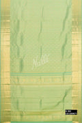 Sea Green Kanchipuram Silk Saree