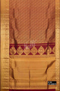 Maroon Kanchipuram Silk Saree