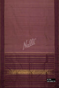 Grey and Pink Kanchipuram Silk Saree