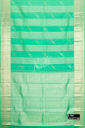 Sea Green Kanchipuram Silk Saree