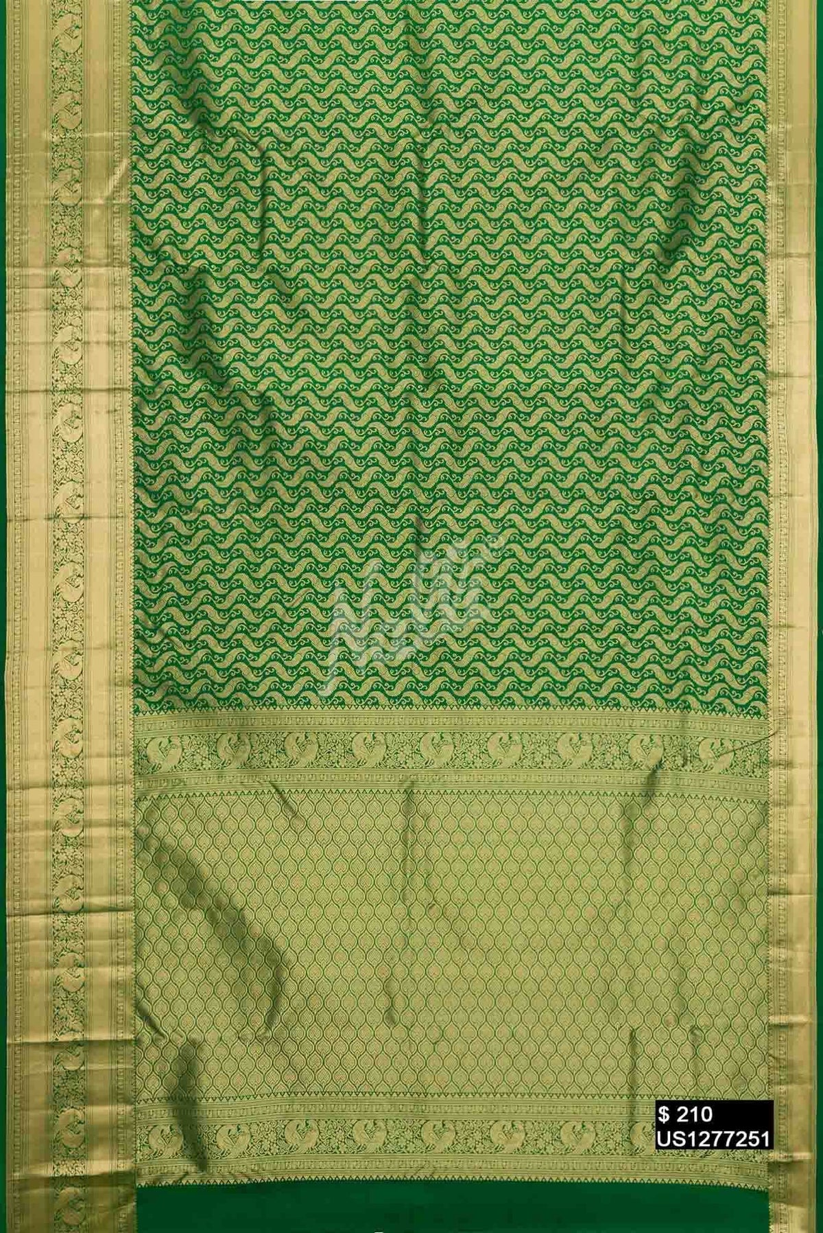 Green Kanchipuram Silk Saree