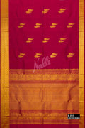 Maroon Kanchipuram Silk Saree