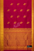 Maroon Kanchipuram Silk Saree