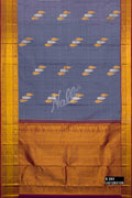Grey Kanchipuram Silk Saree