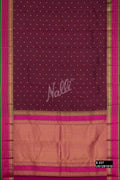 Brown Kanchipuram Silk Saree
