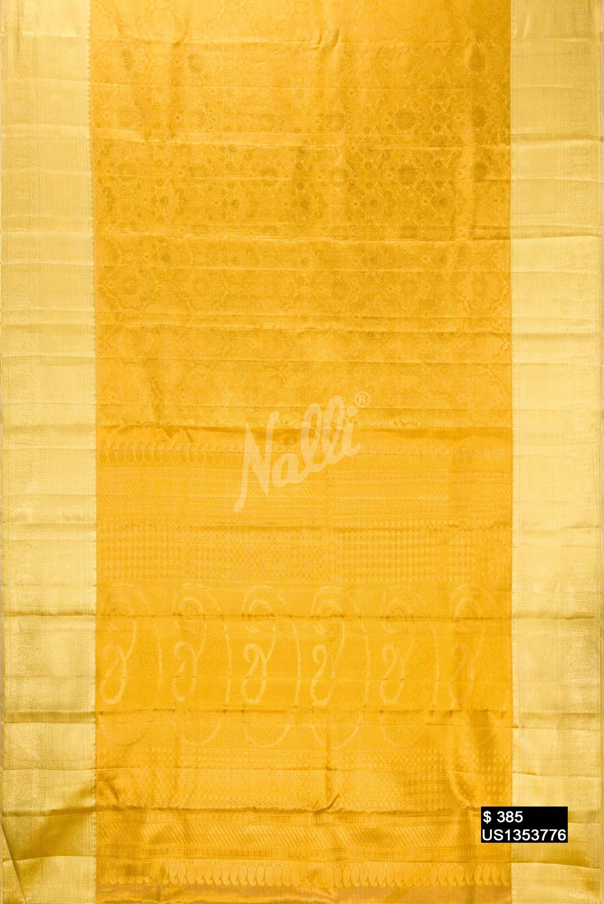 Gold Kanchipuram Tissue Silk Saree