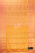Golden Peach Kanchipuram Tissue Silk Saree