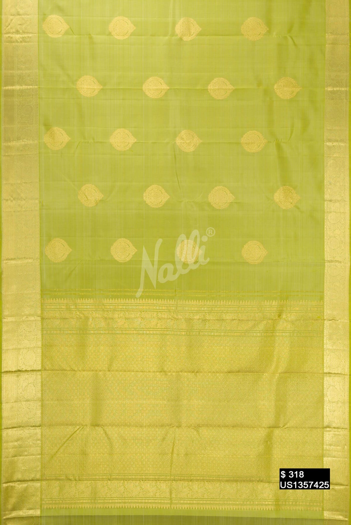 Green Kanchipuram Silk Saree