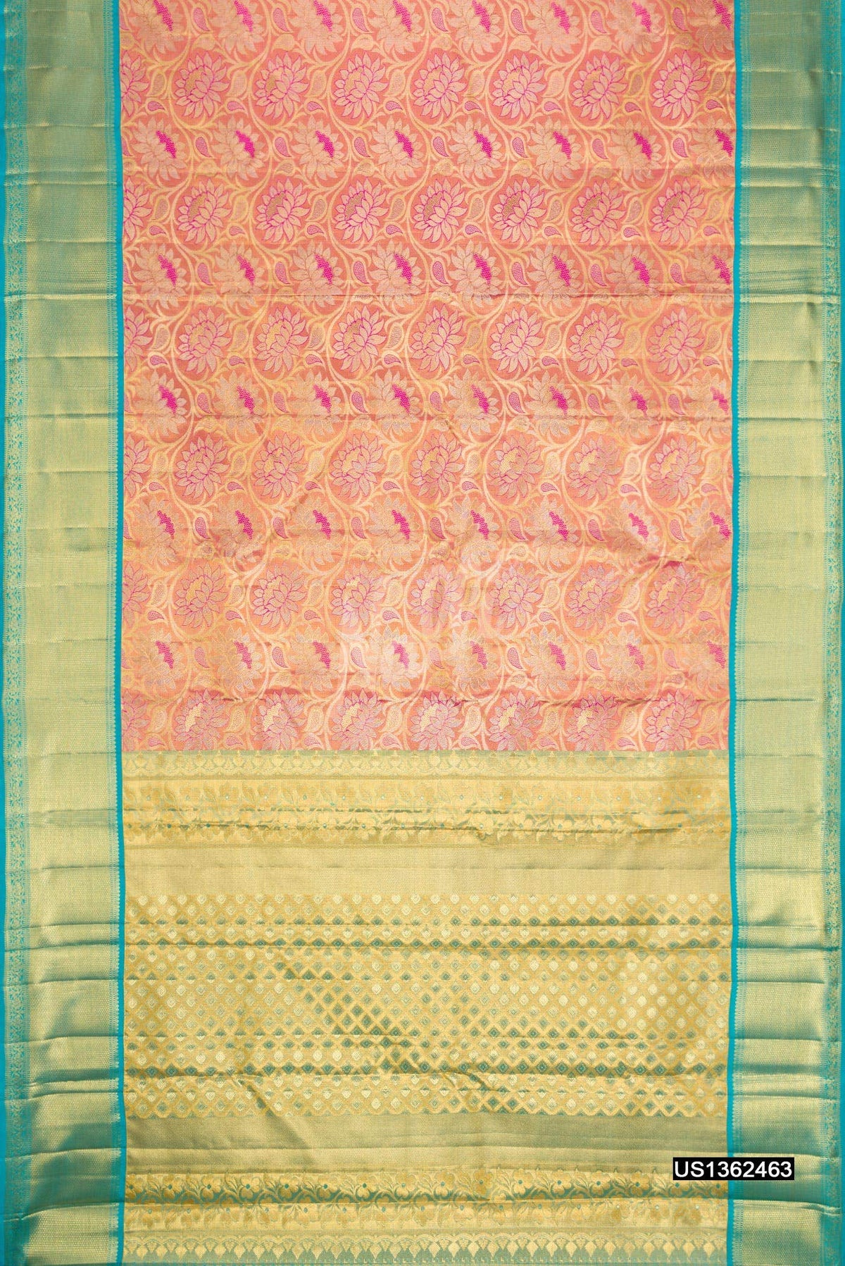 Pink Kanchipuram Tissue Silk Saree