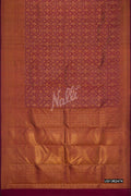 Maroon Kanchipuram Silk Saree