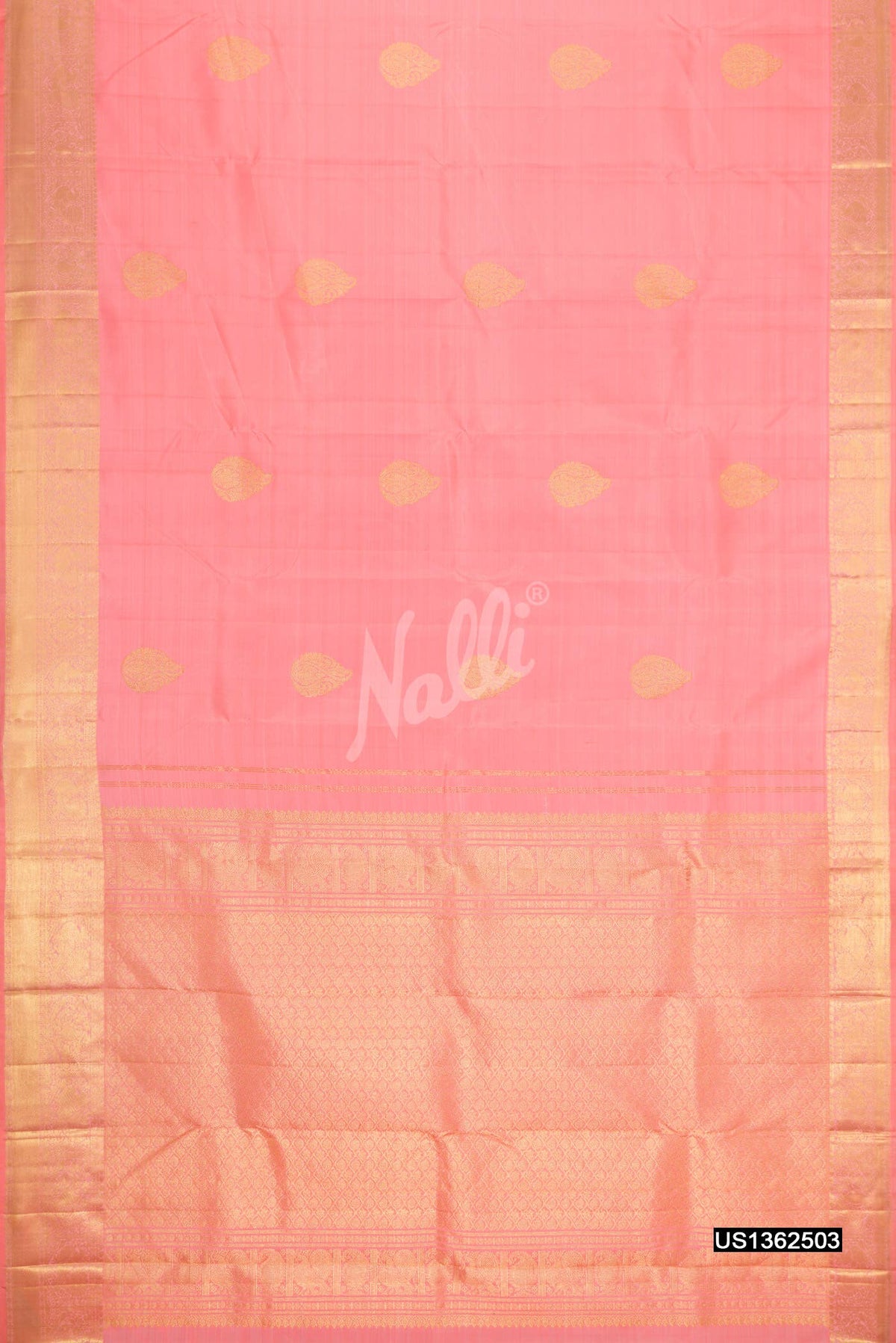 Pink Kanchipuram Silk Saree